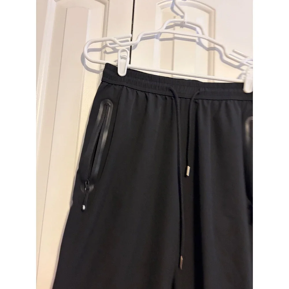 TBY Outdoor‎ Sports Performance Pants Mens Small Black Techwear Zipper Pockets